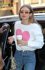 GIGI HADID Out and About in New York 06/19/2018