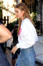 GIGI HADID Out and About in New York 06/19/2018