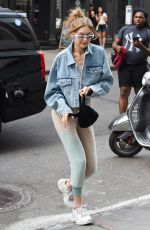 GIGI HADID Out in New York 06/18/2018