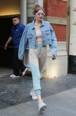 GIGI HADID Out in New York 06/18/2018