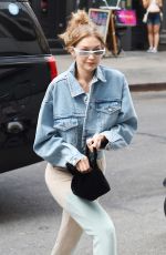 GIGI HADID Out in New York 06/18/2018