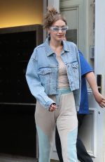 GIGI HADID Out in New York 06/18/2018