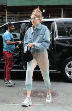 GIGI HADID Out in New York 06/18/2018