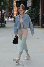 GIGI HADID Out in New York 06/18/2018