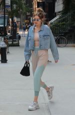 GIGI HADID Out in New York 06/18/2018