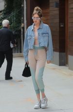 GIGI HADID Out in New York 06/18/2018