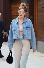 GIGI HADID Out in New York 06/18/2018