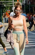GIGI HADID Out in New York 06/18/2018