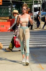 GIGI HADID Out in New York 06/18/2018