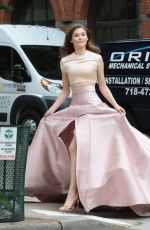 GRACE ELIZABETH on the Set of a Photoshoot in New York 06/06/2018