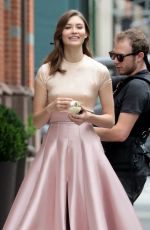 GRACE ELIZABETH on the Set of a Photoshoot in New York 06/06/2018