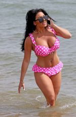 GRACE J TEAL in Bikini at a Beach in Essex 06/21/2018
