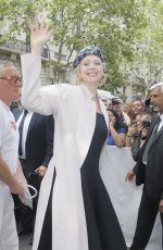 GWENDOLINE CHRISTIE at Dior Homme Spring/Summer Fashion Show in Paris 06/23/2018