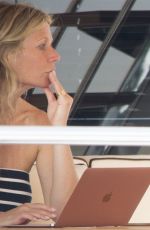 GWYNETH PALTROW at a Yacht in Capri 06/24/2018