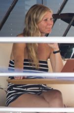 GWYNETH PALTROW at a Yacht in Capri 06/24/2018