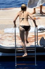 GWYNETH PALTROW in Bikini at a Yacht in Capri 06/23/2018