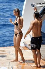 GWYNETH PALTROW in Bikini at a Yacht in Capri 06/23/2018