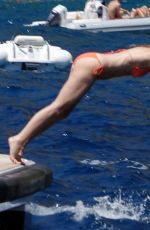 GWYNETH PALTROW in Bikini on Holiday in Capri 06/27/2018