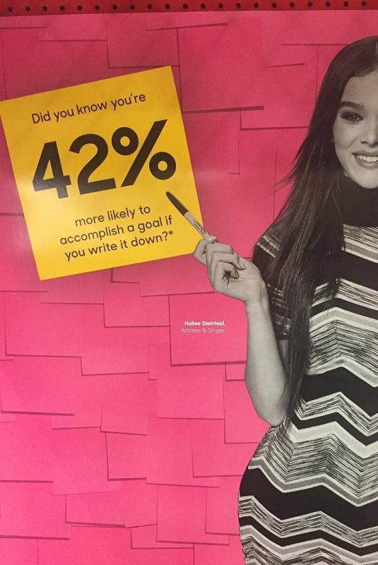 HAILEE STEINFELD for Post-it, 2018