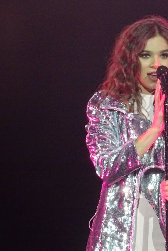 HAILEE STEINFELD Performs at Katy Perry’s Witness: The Tour at O2 Arena in London 06/15/2018