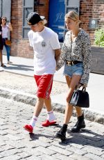 HAILEY BALDWIN and Justin Bieber Out in Brooklyn 06/17/2018