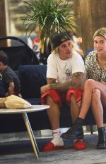 HAILEY BALDWIN and Justin Bieber Out in Brooklyn 06/17/2018