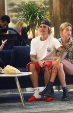 HAILEY BALDWIN and Justin Bieber Out in Brooklyn 06/17/2018