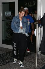 HAILEY BALDWIN and Justin Bieber Out in Miami 06/11/2018