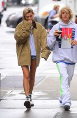 HAILEY BALDWIN and Justin Bieber Out in New York 06/13/2018