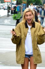 HAILEY BALDWIN and Justin Bieber Out in New York 06/13/2018