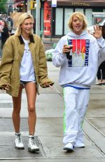 HAILEY BALDWIN and Justin Bieber Out in New York 06/13/2018