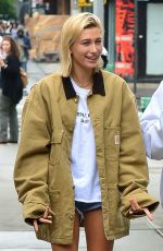 HAILEY BALDWIN and Justin Bieber Out in New York 06/13/2018