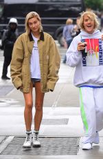 HAILEY BALDWIN and Justin Bieber Out in New York 06/13/2018