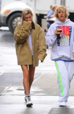 HAILEY BALDWIN and Justin Bieber Out in New York 06/13/2018