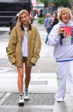HAILEY BALDWIN and Justin Bieber Out in New York 06/13/2018