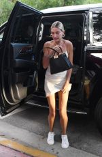 HAILEY BALDWIN Arrives at a Church Conference in Miami 06/10/2018