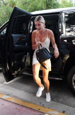 HAILEY BALDWIN Arrives at a Church Conference in Miami 06/10/2018