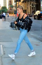HAILEY BALDWIN Out and About in New York 06/21/2018