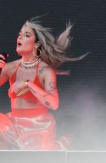 HALSEY Performs at 2018 Governors Ball Music Festival in Randall