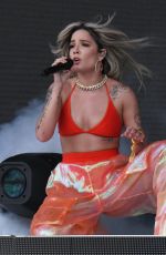 HALSEY Performs at 2018 Governors Ball Music Festival in Randall