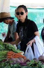 HANA MAE LEE Shopping at Farmers Market in Los Angeles 06/24/2018