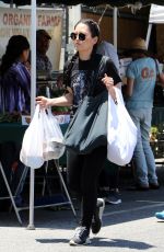HANA MAE LEE Shopping at Farmers Market in Los Angeles 06/24/2018