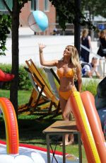 HAYLEY HUGHES in Bikini at Outside ITV Studios in London 06/26/2018