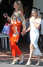 HEIDI KLUM and Daughter Leni out for Graduation Celebration Lunch in West Hollywood 06/08/2018