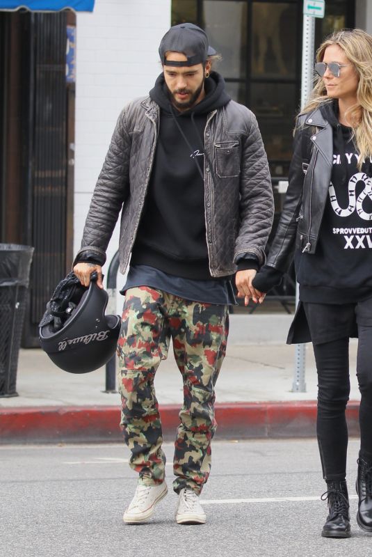HEIDI KLUM and Tom Kaulitz Out in Studio City 06/19/2018