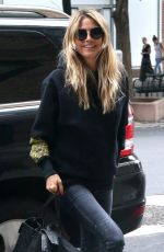 HEIDI KLUM Out and About in New York 06/22/2018