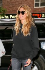 HEIDI KLUM Out in New York 06/23/2018
