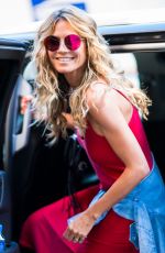 HEIDI KLUM Out in New York 06/28/2018
