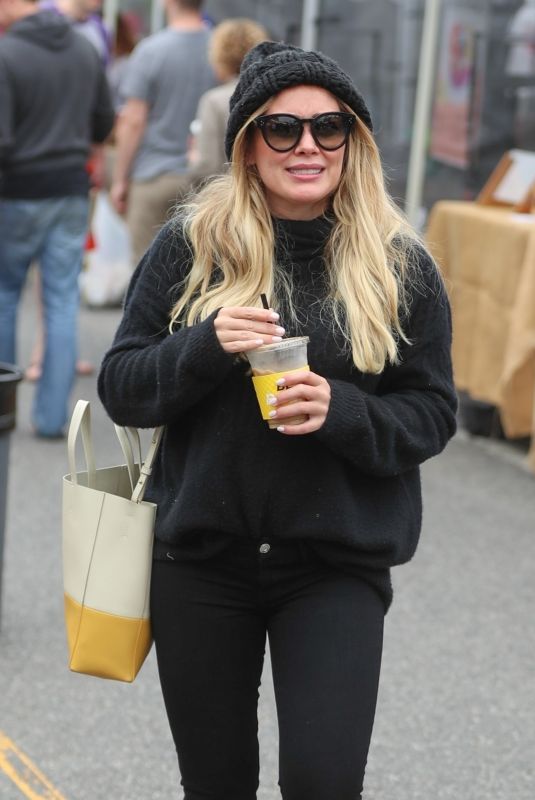 HILARY DUFF at Farmer