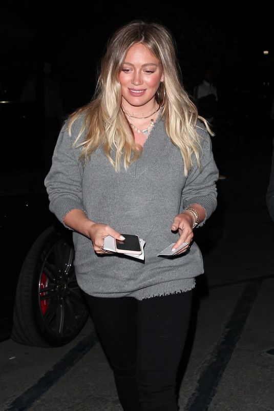 HILARY DUFF at Post Malone